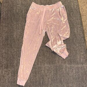 Secret Treasures Light Pink Velour Sweatpants